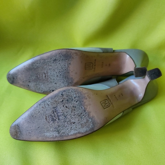Vintage Woman Shoes All Leather by Bruno Magli Made in Italy Size 8 1/2 AAAA - Picture 12 of 13